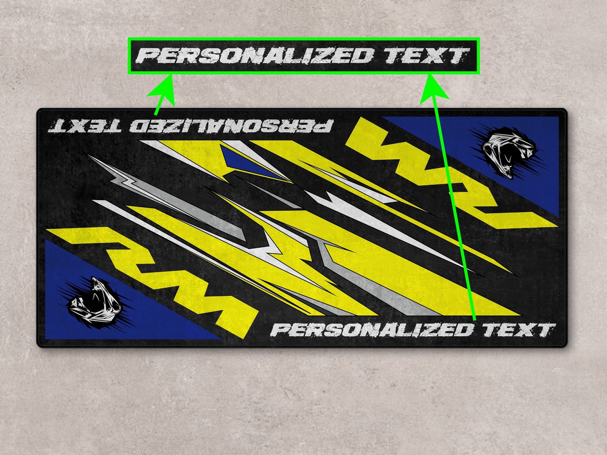 Designed Pit Mat for Suzuki RM Motorcycle - MM7384 - Howling Moto