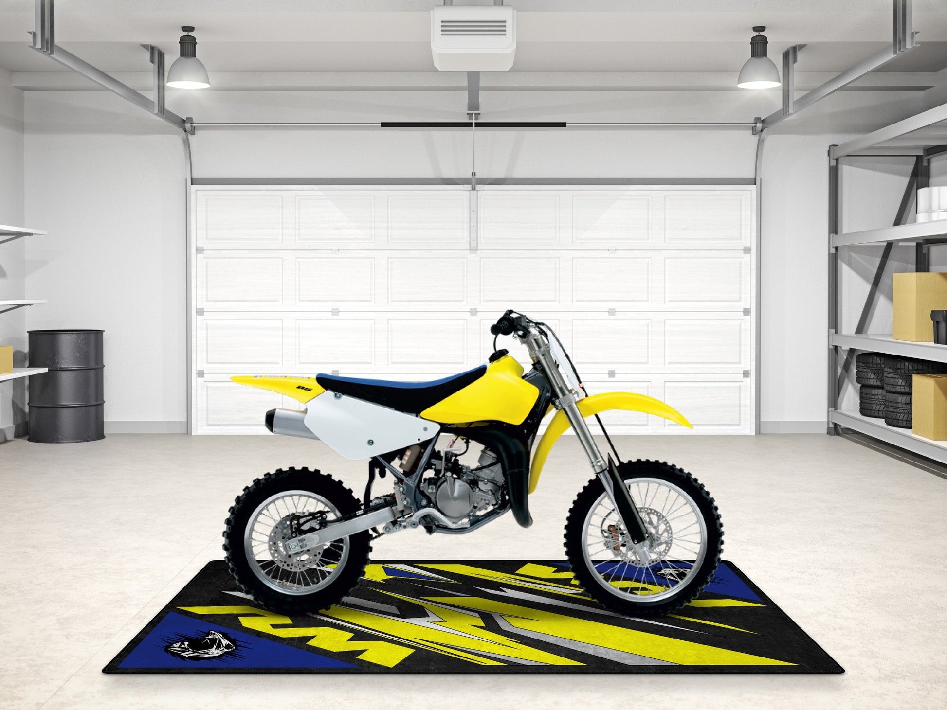 Designed Pit Mat for Suzuki RM Motorcycle - MM7384 - Howling Moto