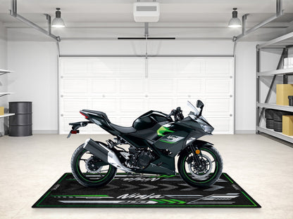 Designed Pit Mat for Kawasaki Ninja 400 Motorcycle - MM7386 - Howling Moto