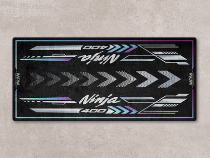 Designed Pit Mat for Kawasaki Ninja 400 Motorcycle - MM7386 - Howling Moto