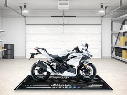 Designed Pit Mat for Kawasaki Ninja 400 Motorcycle - MM7386 - Howling Moto