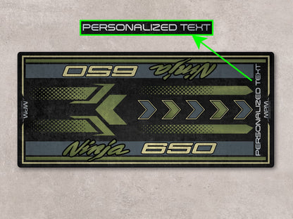 MPM Motorcycle Mat for Kawasaki Ninja 650 - MM7388 - Howling Moto