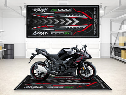 Designed Pit Mat for Kawasaki 1000SX Motorcycle - MM7390 - Howling Moto