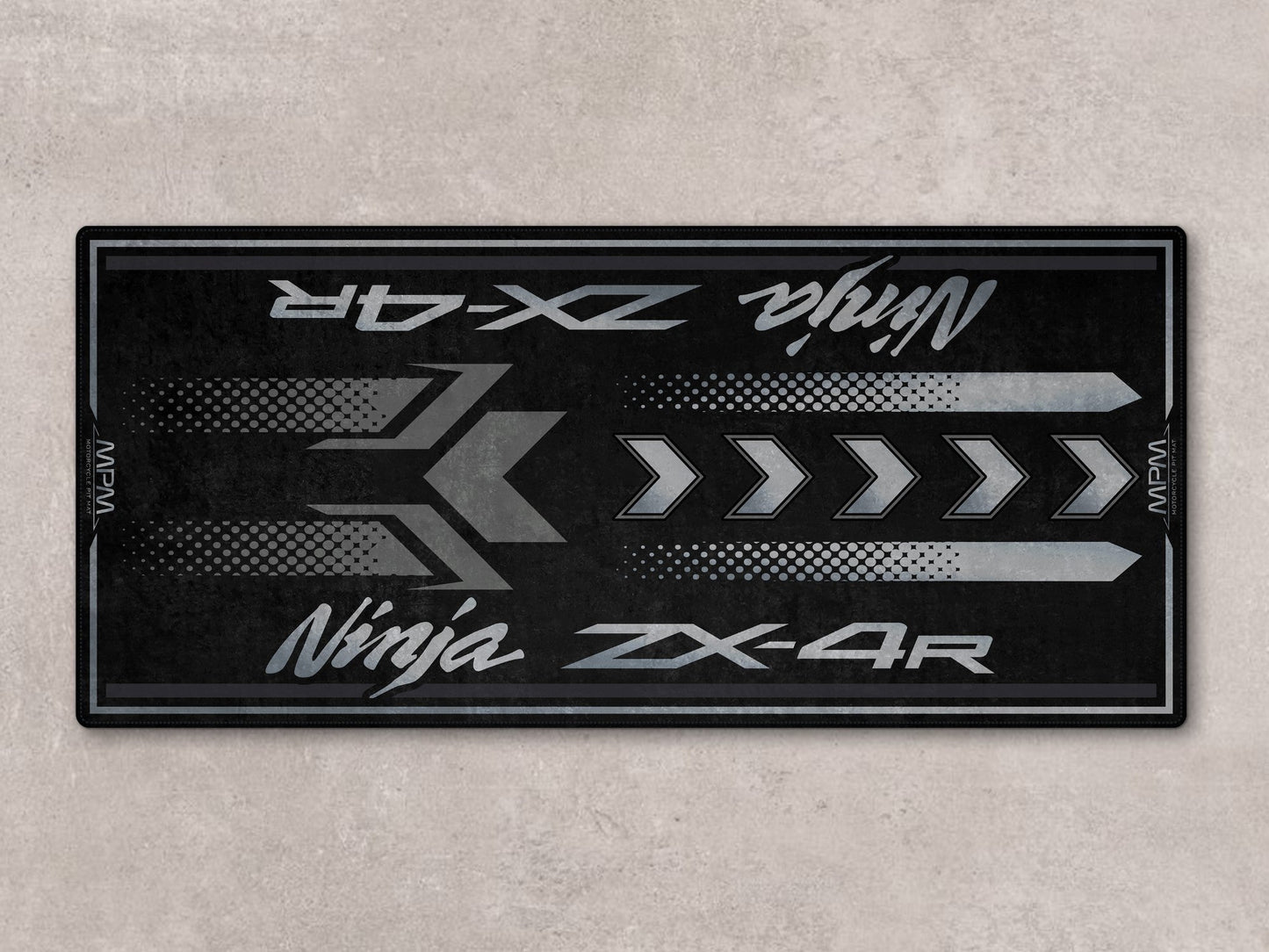 Designed Pit Mat for Kawasaki Ninja ZX-4R Motorcycle - MM7391 - Howling Moto