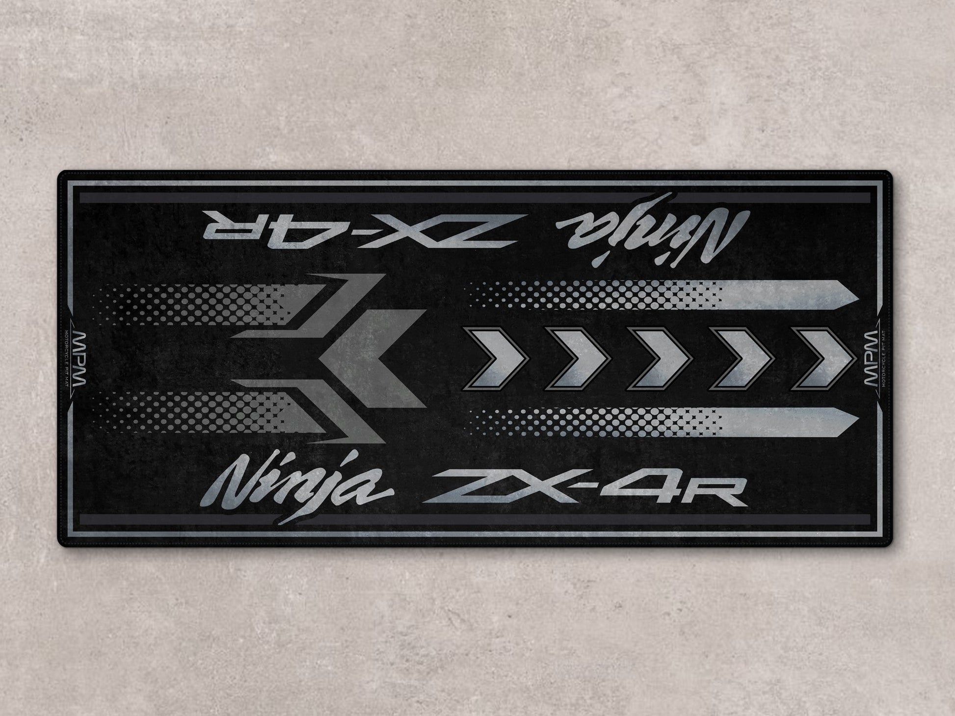 Designed Pit Mat for Kawasaki Ninja ZX-4R Motorcycle - MM7391 - Howling Moto