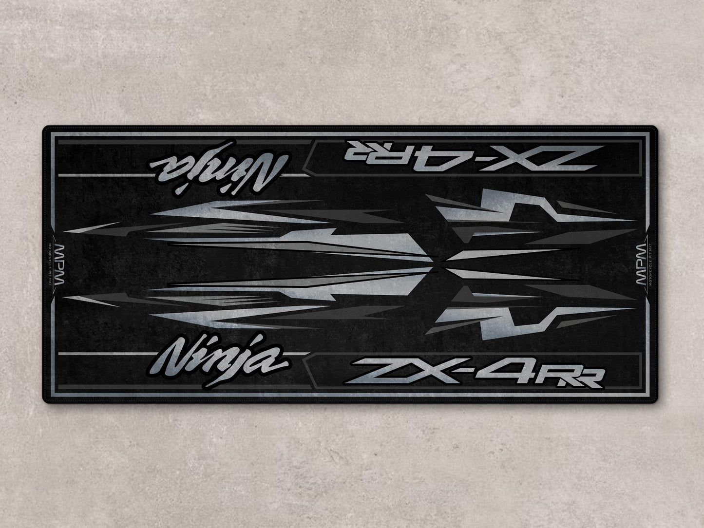 Designed Pit Mat for Kawasaki Ninja ZX-4RR Motorcycle - MM7392 - Howling Moto