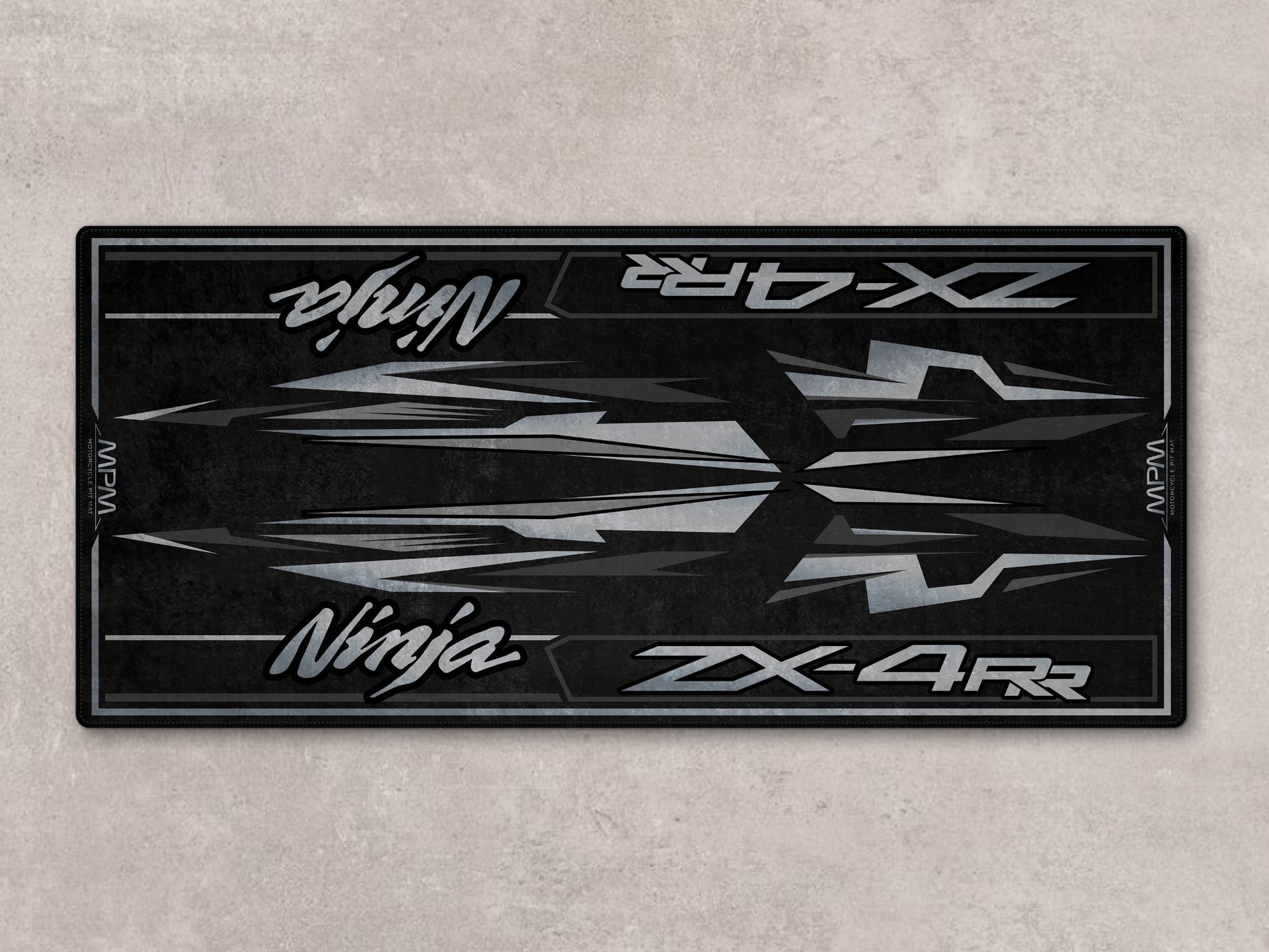 Designed Pit Mat for Kawasaki Ninja ZX-4RR Motorcycle - MM7392 - Howling Moto