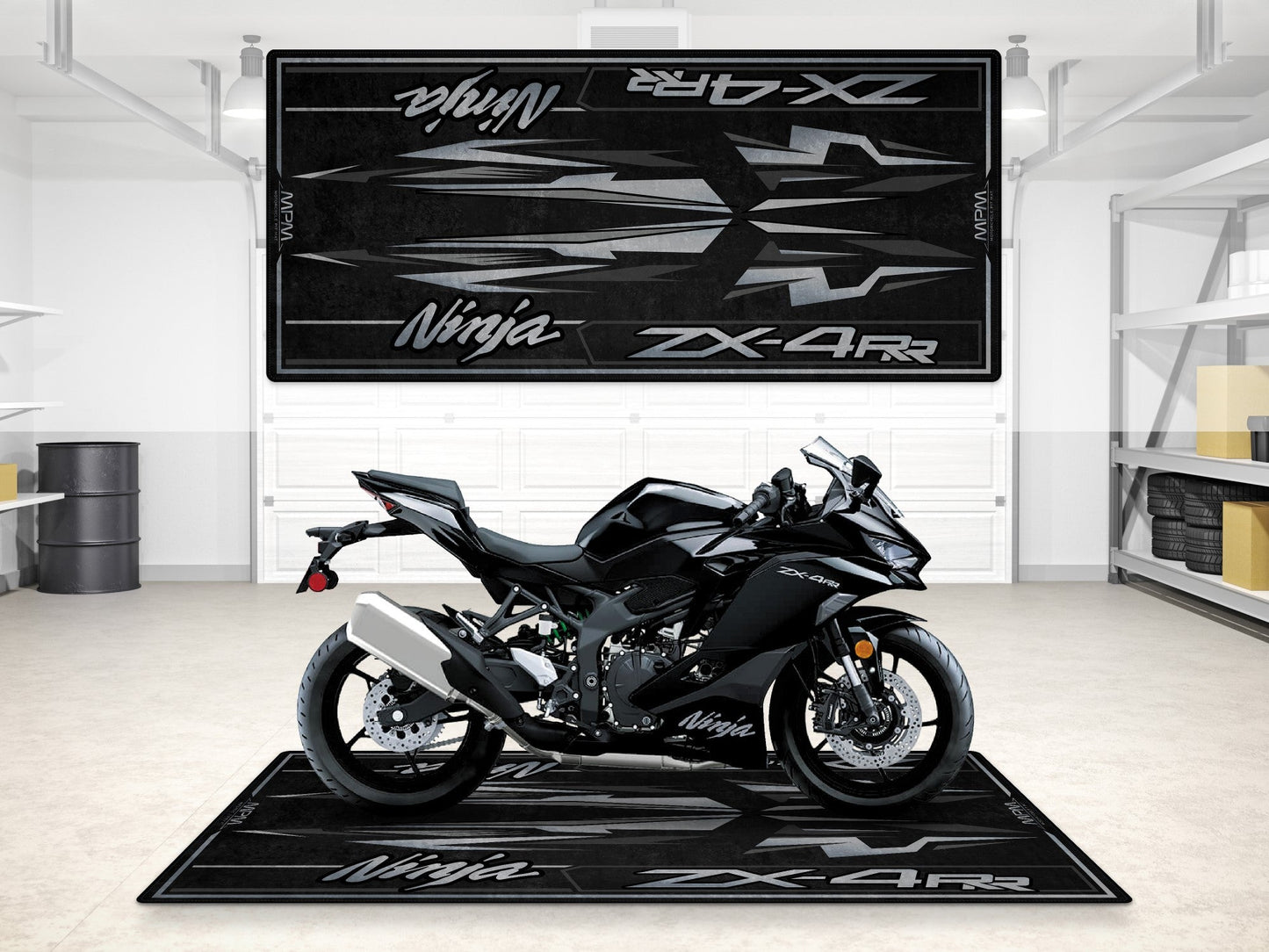 MPM Motorcycle Mat for Kawasaki Ninja ZX-4RR - MM7392 - Howling Moto