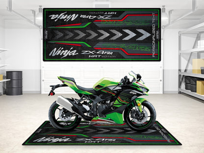 MPM Motorcycle Mat for Kawasaki Ninja ZX-4RR KRT Edition - MM7393 - Howling Moto