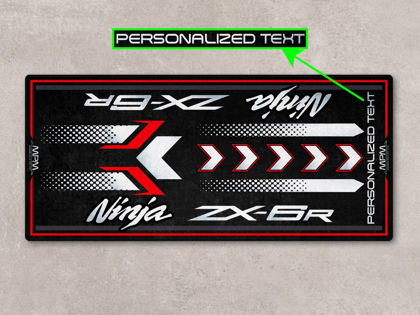 MPM Motorcycle Mat for Kawasaki ZX-6R - MM7395 - Howling Moto