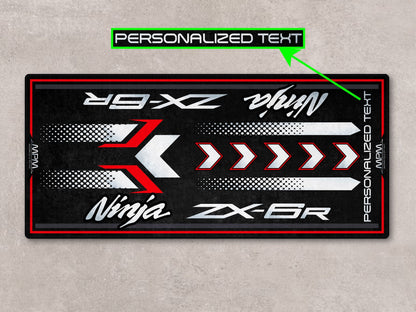MPM Motorcycle Mat for Kawasaki ZX-6R - MM7395 - Howling Moto