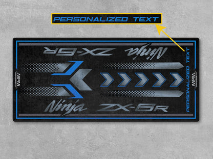 MPM Motorcycle Mat for Kawasaki ZX-6R - MM7395 - Howling Moto