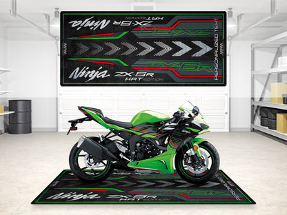 MPM Motorcycle Mat for Kawasaki Ninja ZX-6R KRT Edition - MM7396 - Howling Moto