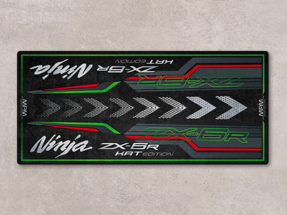 MPM Motorcycle Mat for Kawasaki Ninja ZX-6R KRT Edition - MM7396 - Howling Moto