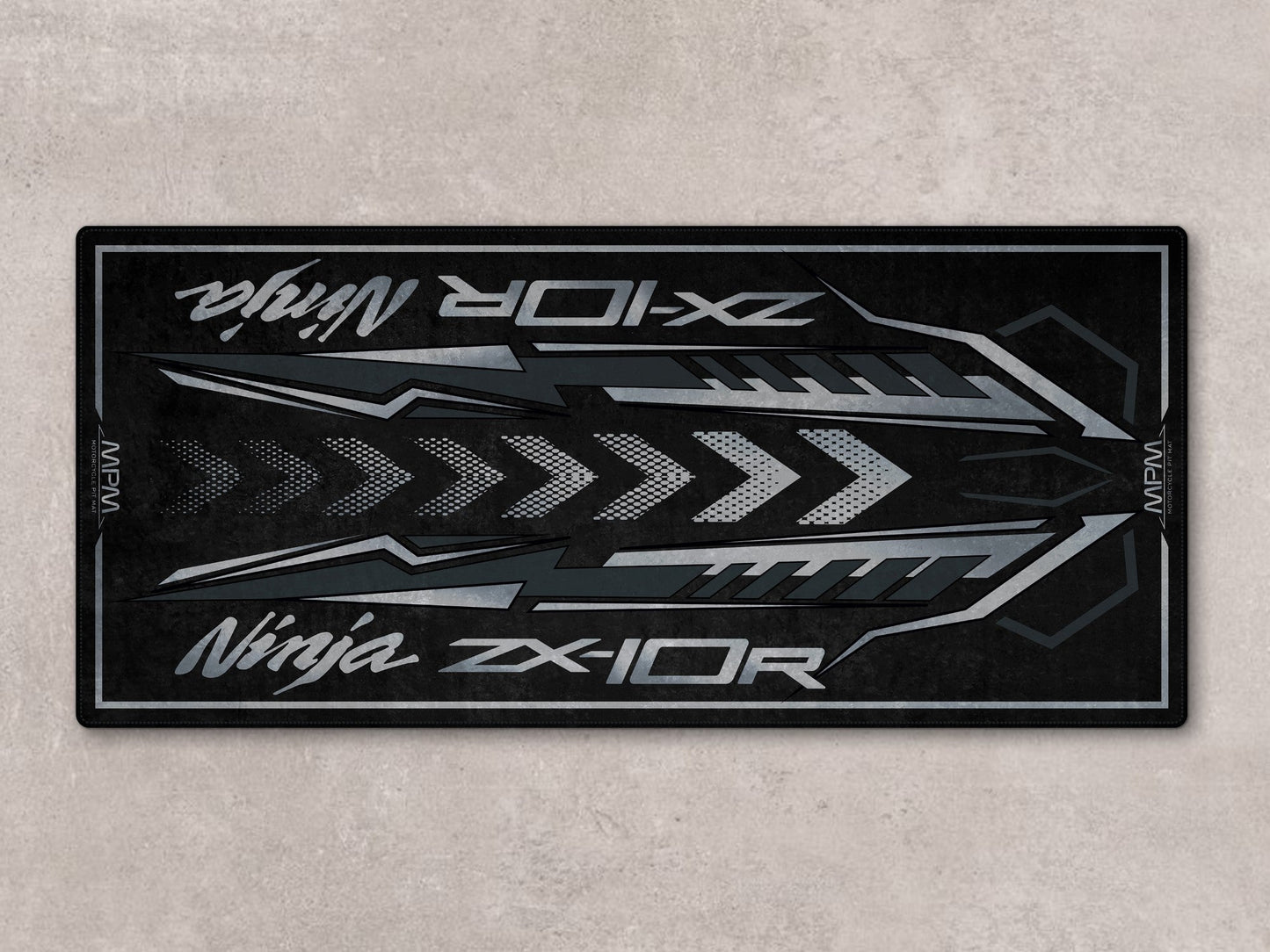 Designed Pit Mat for Kawasaki Ninja ZX-10R 2024 Motorcycle - MM7398 - Howling Moto
