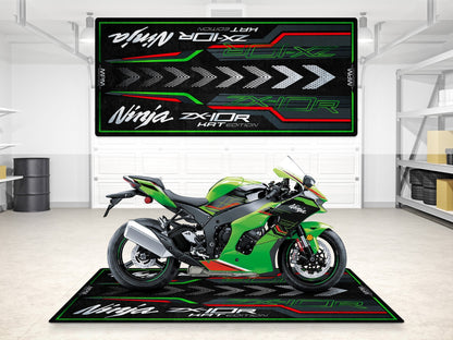 MPM Motorcycle Mat for Kawasaki Ninja ZX-10R KRT Edition - MM7399 - Howling Moto