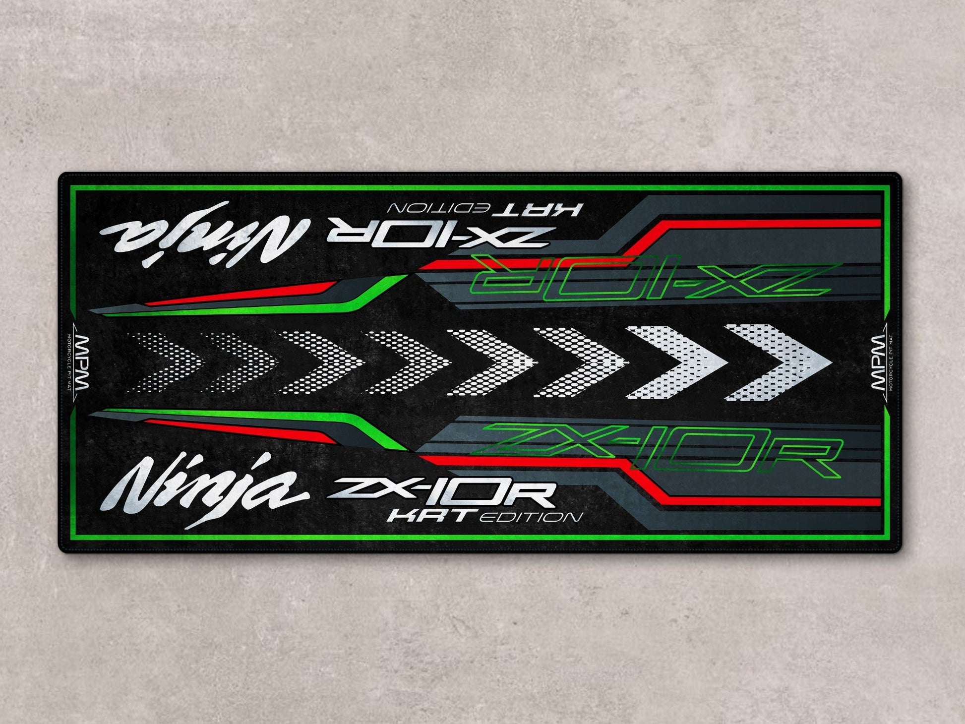 MPM Motorcycle Mat for Kawasaki Ninja ZX-10R KRT Edition - MM7399 - Howling Moto