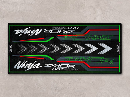 MPM Motorcycle Mat for Kawasaki Ninja ZX-10R KRT Edition - MM7399 - Howling Moto