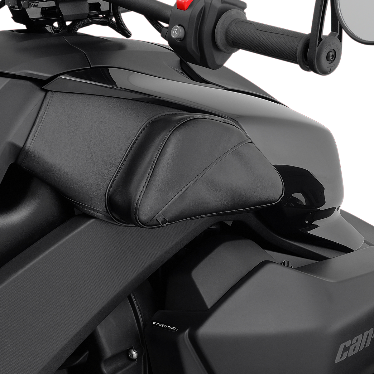 SHOW CHROME dual-side tank pouches for Can-Am Ryker engine storage, black Bill's Exhausts accessory with durable design