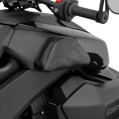SHOW CHROME dual-side tank pouches for Can-Am Ryker engine storage, black Bill's Exhausts accessory with durable design