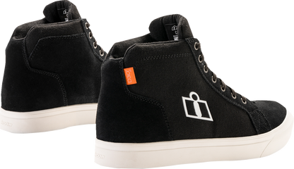 Bill's Exhausts ICON Carga CE™ Classic Boots US 9, black leather work boots with sturdy design and reinforced toe.