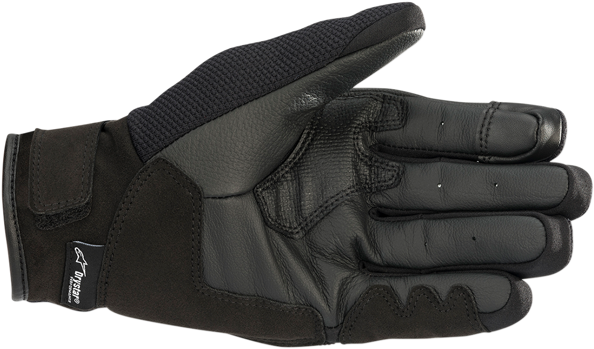 Alpinestars Women Stella S-Max Drystar® motorcycle gloves in black and teal, size XL, shown with detailed palm and finger design.