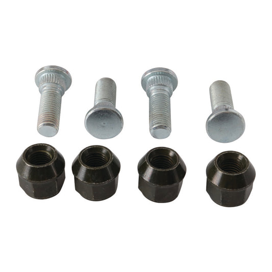QuadBoss Yamaha YFM600FW/660F Grizzly wheel stud and nut kit, durable replacement parts for ATV wheel assembly.