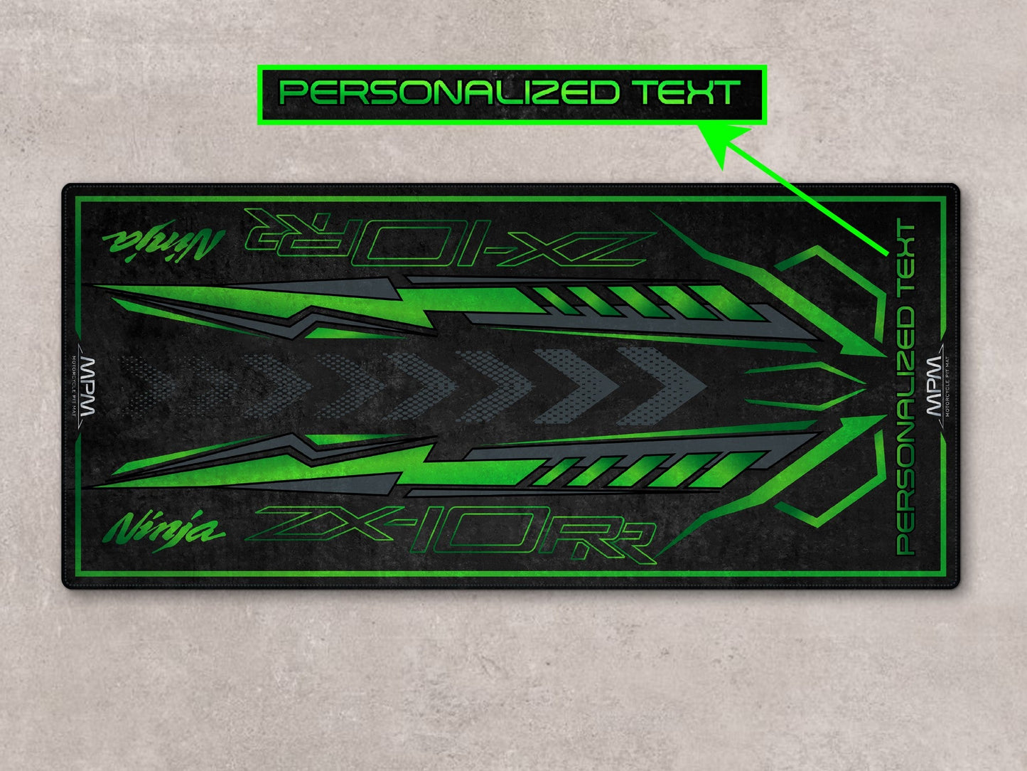 MPM Motorcycle Mat for Kawasaki Ninja ZX-10RR 2024 - MM7401 - Howling Moto