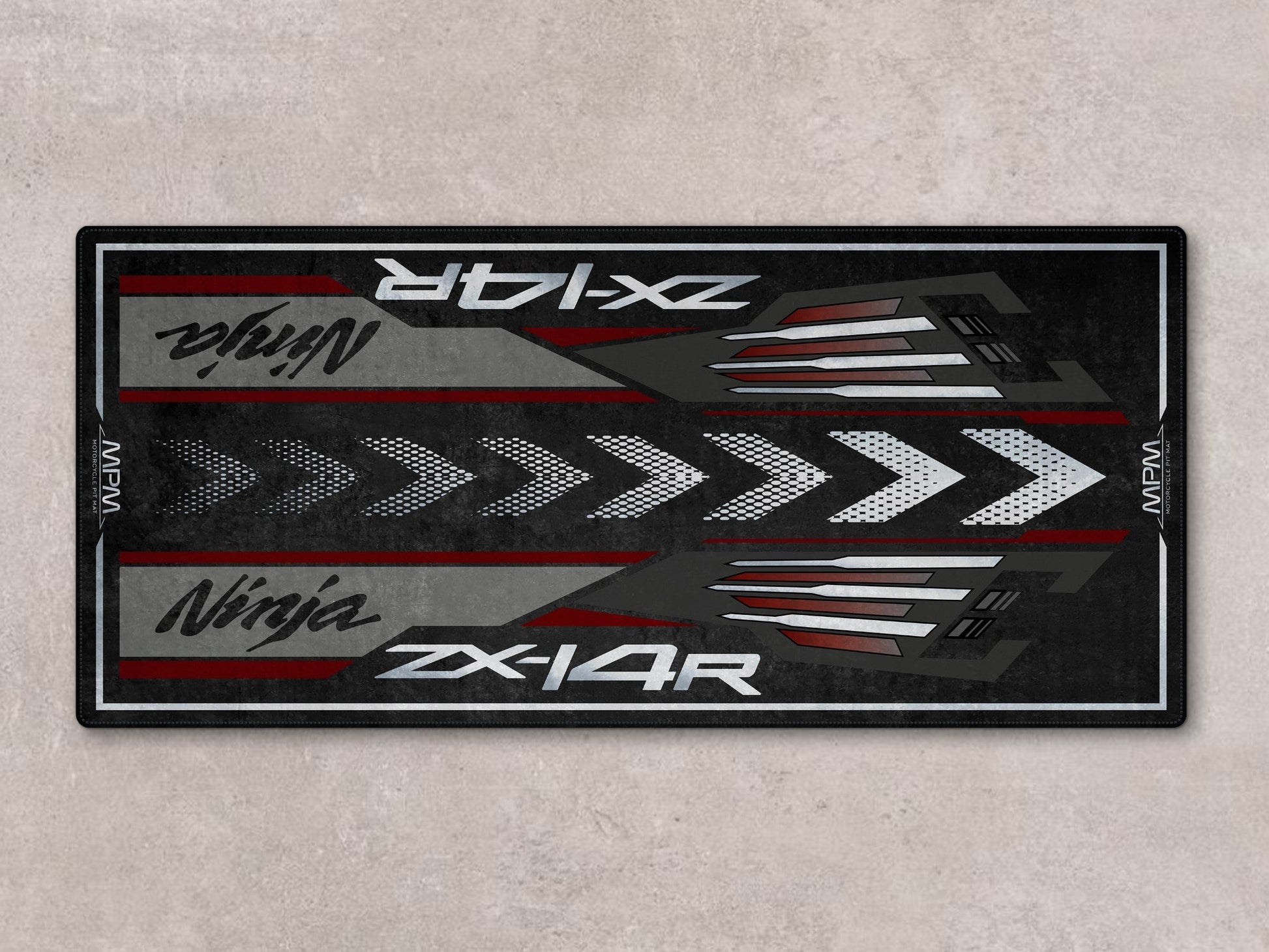 MPM Motorcycle Mat for Kawasaki Ninja ZX-14R - MM7403 - Howling Moto