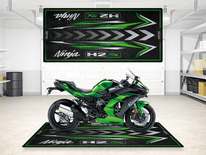 MPM Motorcycle Mat for Kawasaki Ninja H2 SX - MM7404 - Howling Moto