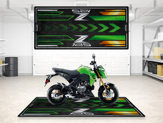 MPM Motorcycle Mat for Kawasaki Z125 - MM7408 - Howling Moto