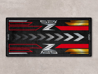 Designed Pit Mat for Kawasaki Z125 Motorcycle - MM7408 - Howling Moto