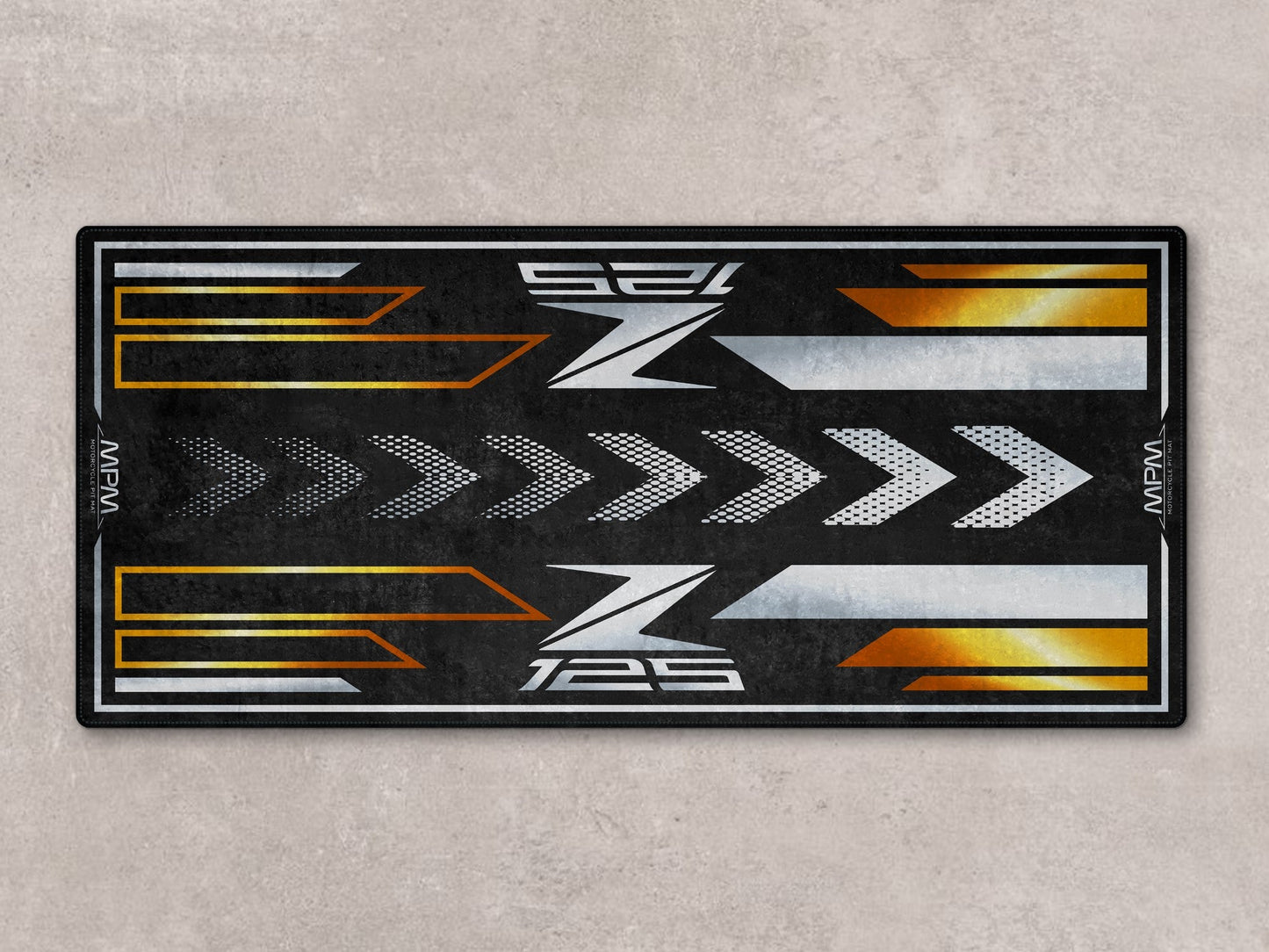 Designed Pit Mat for Kawasaki Z125 Motorcycle - MM7408 - Howling Moto