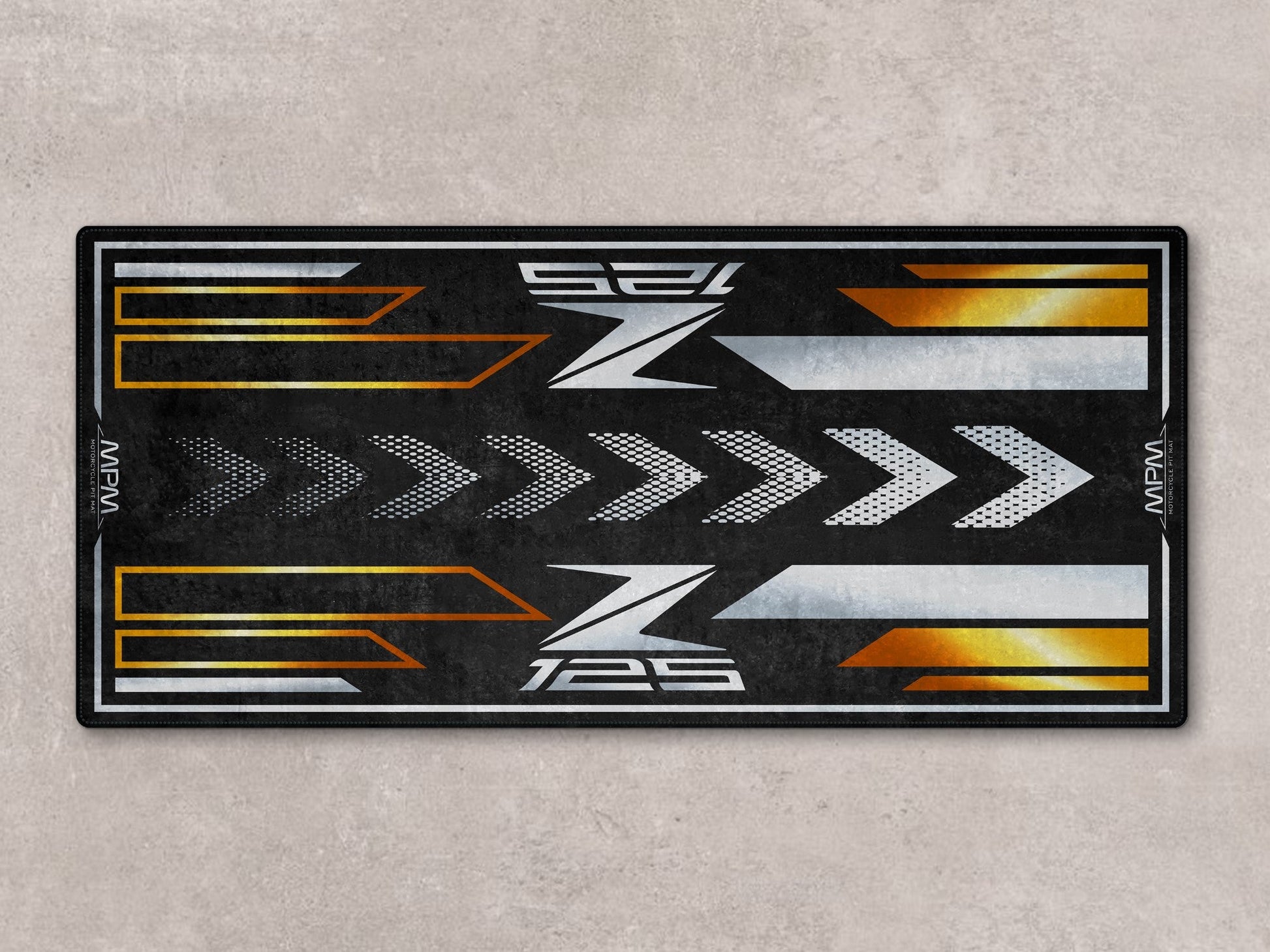 Designed Pit Mat for Kawasaki Z125 Motorcycle - MM7408 - Howling Moto