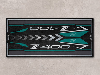 Designed Pit Mat for Kawasaki Z400 Motorcycle - MM7410 - Howling Moto