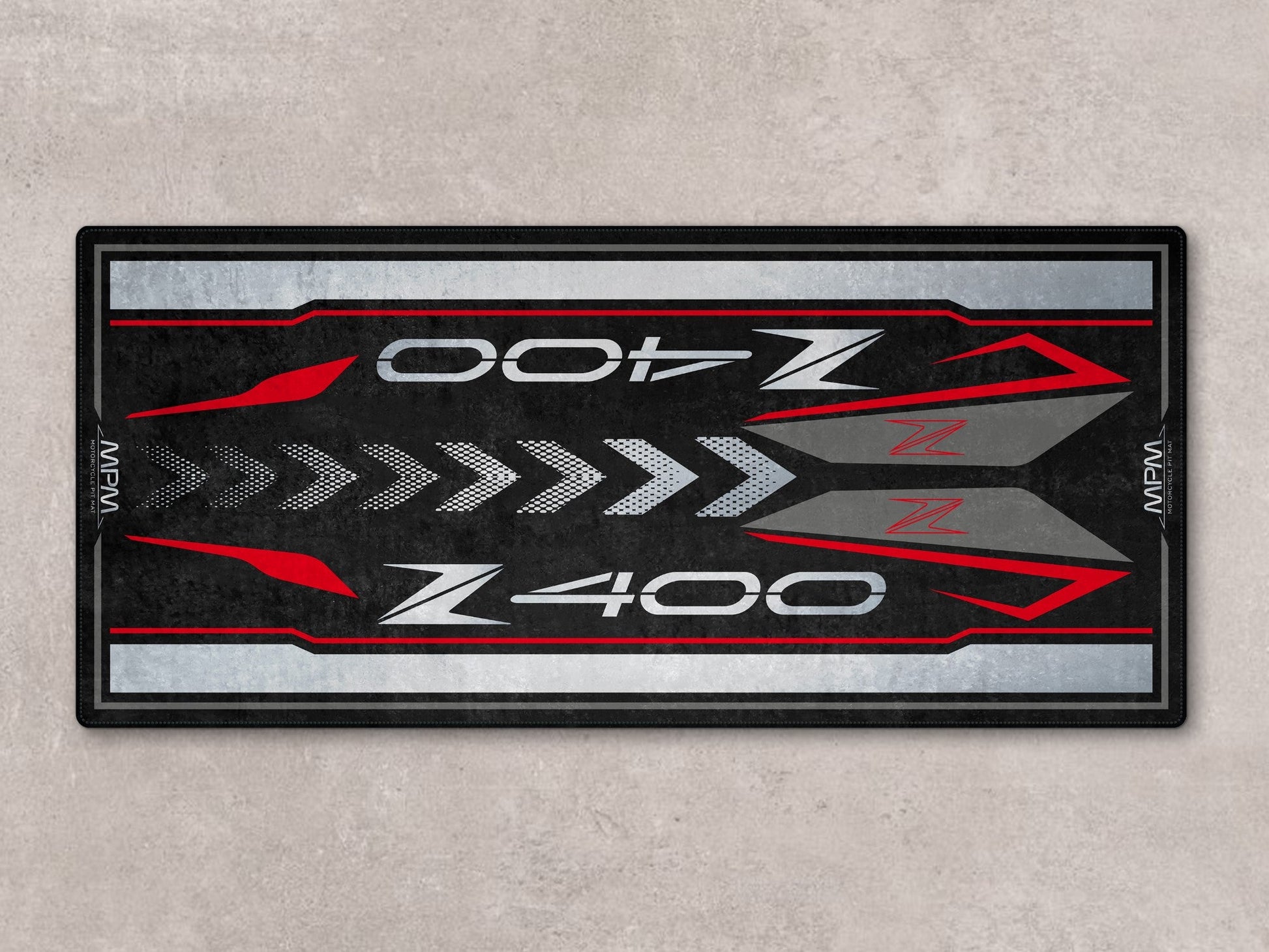 Designed Pit Mat for Kawasaki Z400 Motorcycle - MM7410 - Howling Moto