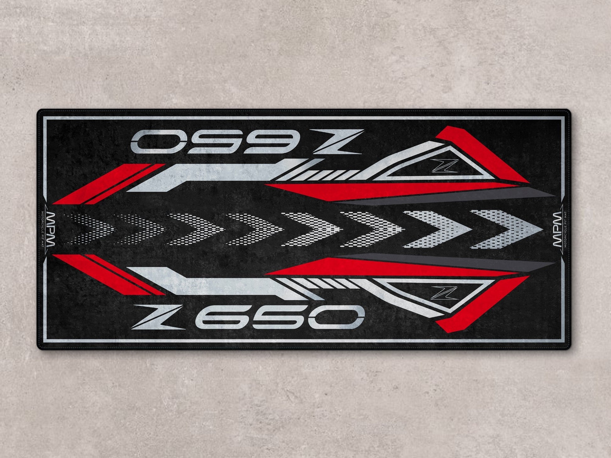 Designed Pit Mat for Kawasaki Z650 Motorcycle - MM7411 - Howling Moto
