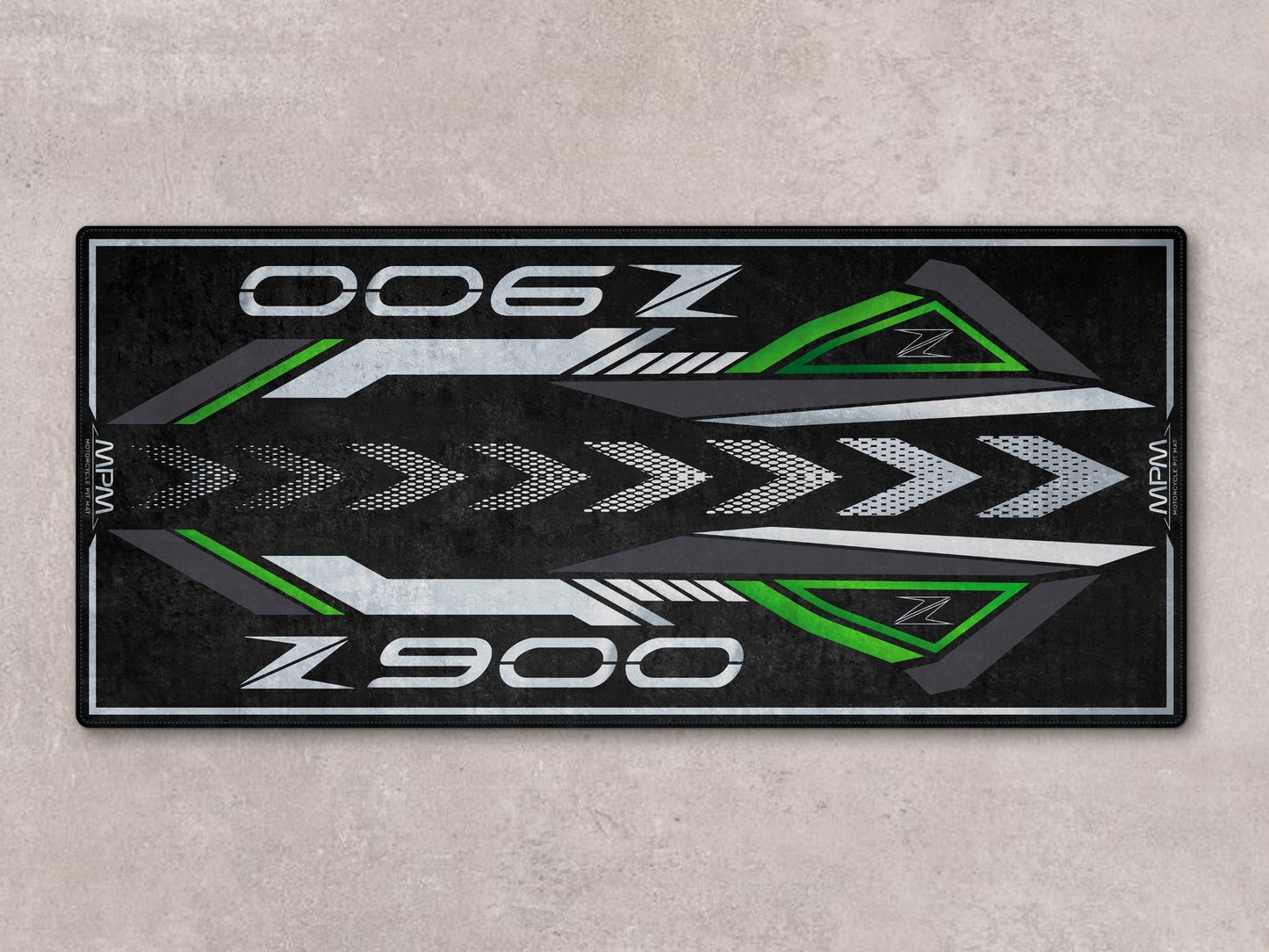 Designed Pit Mat for Kawasaki Z900 Motorcycle - MM7412 - Howling Moto