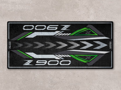 Designed Pit Mat for Kawasaki Z900 Motorcycle - MM7412 - Howling Moto