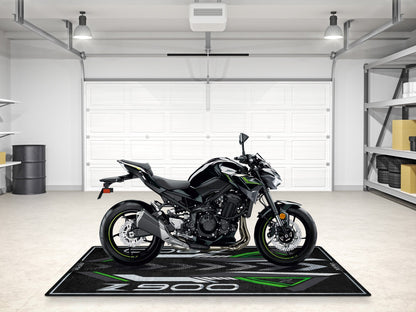 Designed Pit Mat for Kawasaki Z900 Motorcycle - MM7412 - Howling Moto