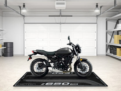 Designed Pit Mat for Kawasaki Z650 RS Motorcycle - MM7414 - Howling Moto
