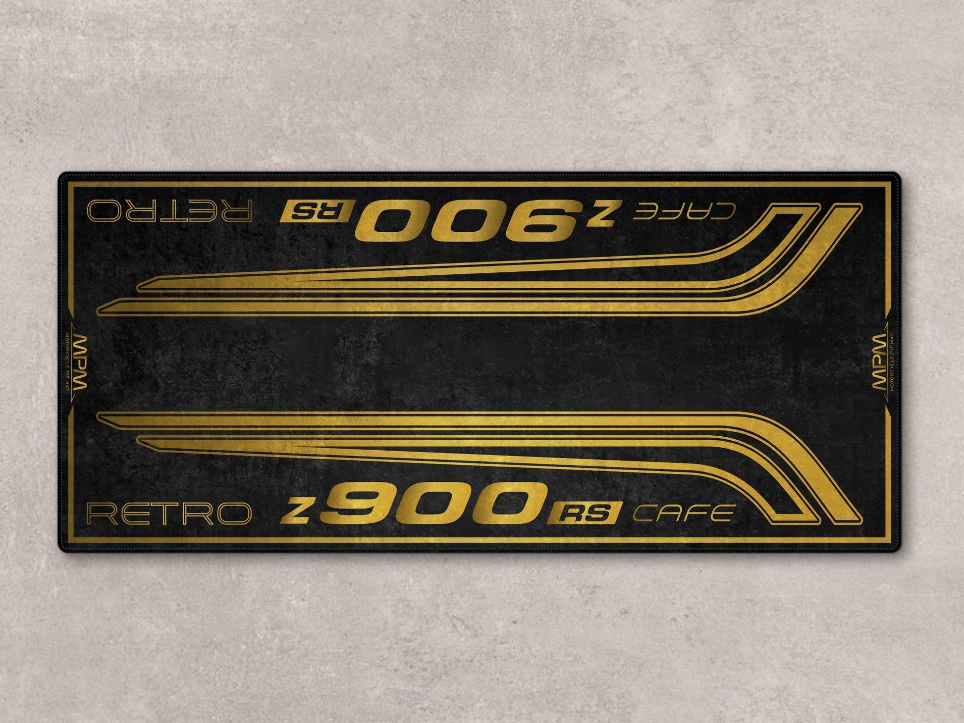 Designed Pit Mat for Kawasaki Z900 RS Cafe Motorcycle - MM7416 - Howling Moto