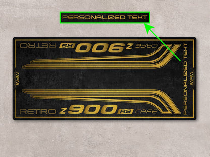 Designed Pit Mat for Kawasaki Z900 RS Cafe Motorcycle - MM7416 - Howling Moto