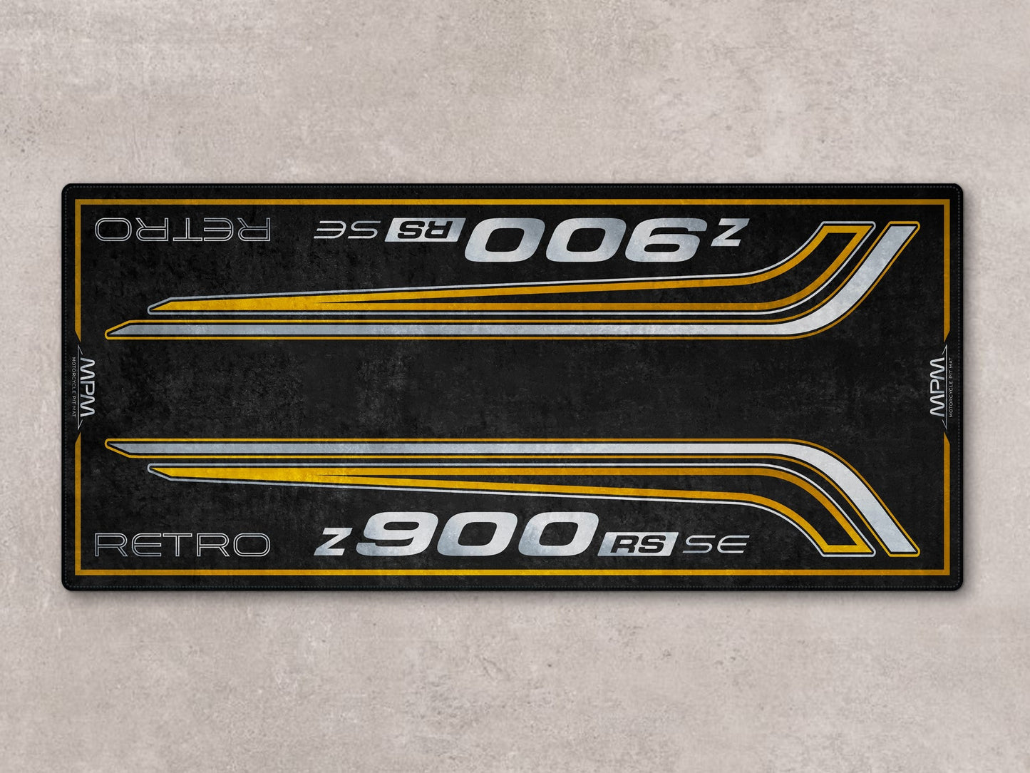 Designed Pit Mat for Kawasaki Z900RS SE Motorcycle - MM7417 - Howling Moto