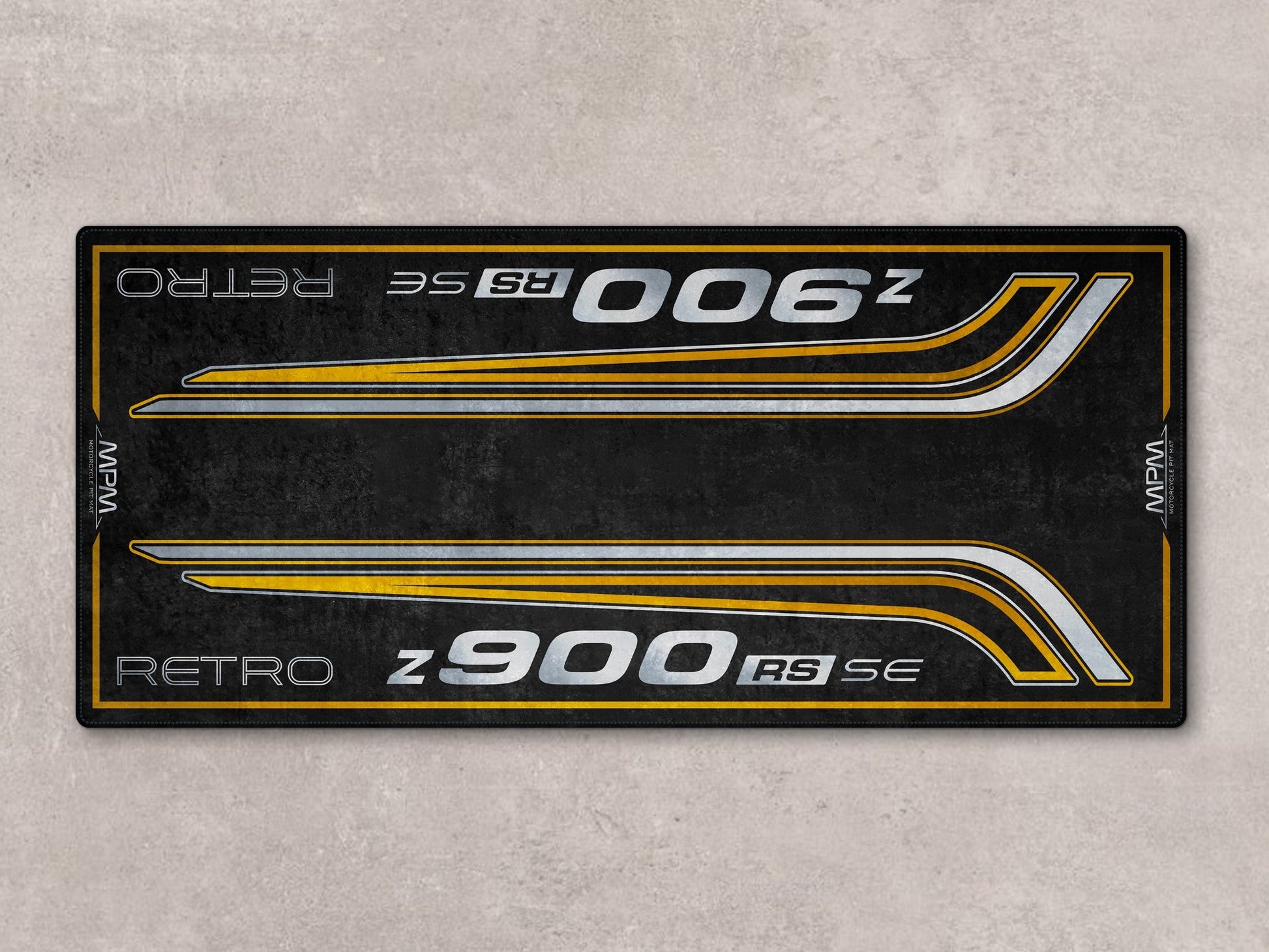 Designed Pit Mat for Kawasaki Z900RS SE Motorcycle - MM7417 - Howling Moto