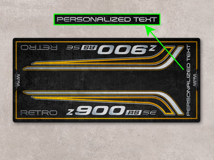 Designed Pit Mat for Kawasaki Z900RS SE Motorcycle - MM7417 - Howling Moto