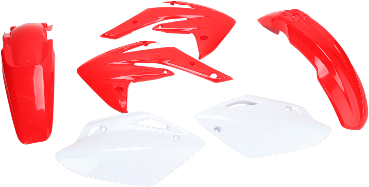 Acerbis standard replacement body kit for motorcycles, featuring OEM parts in black with detailed body panels and connectors.