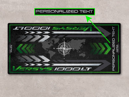 Designed Pit Mat for Kawasaki Versys 1000 SE LT+ Motorcycle - MM7421 - Howling Moto