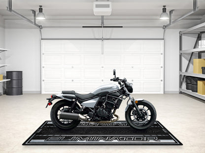 Designed Pit Mat for Kawasaki Eliminator Motorcycle - MM7422 - Howling Moto