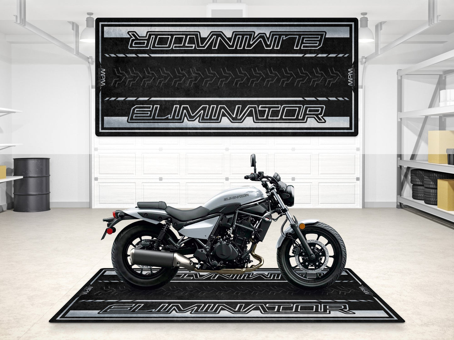 MPM Motorcycle Mat for Kawasaki Eliminator - MM7422 - Howling Moto